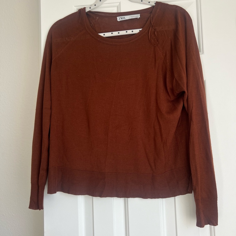 Burnt Orange Zara Sweater